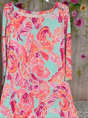 Lily Pulitzer so XL Sophie Dress Pools side print #2005